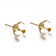 Accessoires des clous d'oreilles en 304 acier inoxydable STAS-H130-18D-G-1