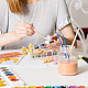 Boîte vide de peinture en plastique&nbsp;AJEW-WH0816-338-5