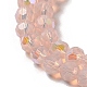 Chapelets de perles en verre imitation jade EGLA-A035-J4mm-L08-3