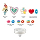 Kit per la creazione di braccialetti di perline colorate fai da te DIY-FS0002-28-3