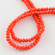 Imitation Jade Glass Beads Strands GLAA-R135-2mm-25-2