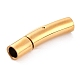 イオンプレーティング（ip）316外科用ステンレス鋼バヨネットクラスプ  コラム  ゴールドカラー  28~30x6x6.5mm  内径：4mm STAS-G241-10G-2