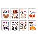 CREATCABIN 48 Sheets 8 Styles Make a Face Animal Stickers Make Your Own Dogs Cats Stickers Mix and Match Stickers Self Adhesive Decals for DIY Craft Birthday Party Favors Supplies Decorations DIY-WH0467-002-1