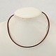 Cowhide Leather Necklace Making AJEW-JW00001-05-2