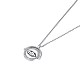 Sterling Silver Ajna Pendants Necklaces for Chakra STER-BB66935-B-2