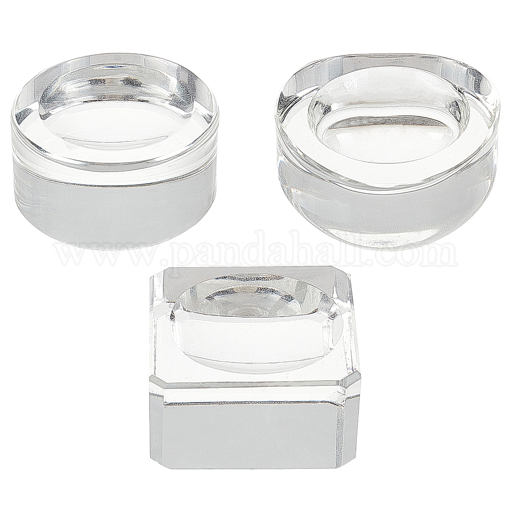 Shop FINGERINSPIRE 3 Pcs Crystal Ball Stand Glass Ball Display Base