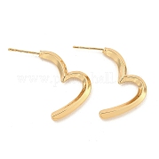 Серьга обруча сплава EJEW-P269-08B-KCG