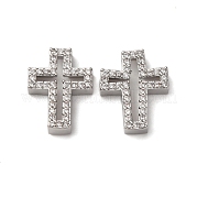 Латунные микропаве прозрачные кубические циркониевые подвески KK-Z112-33P