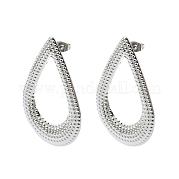 Accessoires de puces d'oreilles en 304 acier inoxydable STAS-L024-006P-02