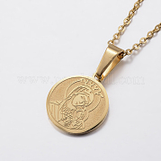 Подвески из нержавеющей стали 304 NJEW-J053-03G