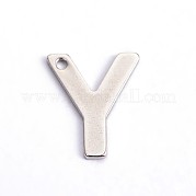 Подвески-буквы из нержавеющей стали 304 STAS-O072-Y