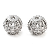 Латунные микропаве из прозрачного кубического циркония KK-U028-23P