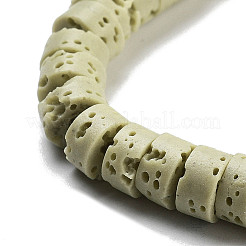 Нити бусин из натурального лавового камня&nbsp;G-K375-G03-01