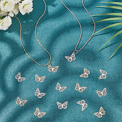 80 шт. 2-х цветные латунные звенья/соединители&nbsp;KKC-HY0001-04