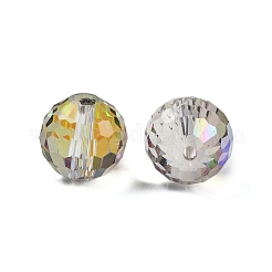 Perle di vetro placcato trasparente&nbsp;EGLA-N002-31-G06