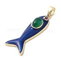 Подвески из натурального зеленого оникса-агата (окрашенного и нагретого) KK-Z137-19G-04