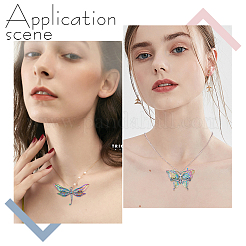 4 pendentif en alliage de couleur arc-en-ciel plaqué à 2 styles&nbsp;FIND-CA0004-56