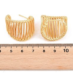 Clous d'oreilles en laiton&nbsp;EJEW-P346-03G