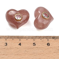 Perle di quarzo fragola naturale&nbsp;GG-CBACC2B-03F