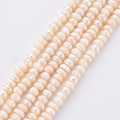 Нити из натурального культивированного пресноводного жемчуга&nbsp;LS-PEAR-N010-005