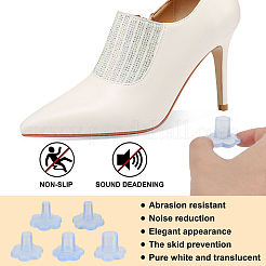 10 комплект из 5-х видов пластиковых заглушек для каблуков из термополиуретана&nbsp;AJEW-GF0005-21A