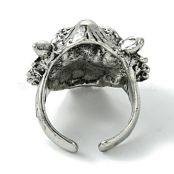 Открытые манжеты из сплава дракона для мужчин&nbsp;RJEW-K275-38B-AS