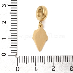 304 нержавеющая сталь эмалированная европейские подвески-шармы STAS-D153-05C-G