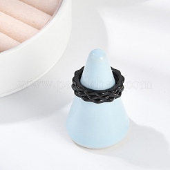 Anello da dito in acciaio inossidabile 304 per donna&nbsp;RJEW-A052-01A-EB