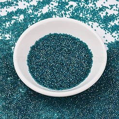 MIYUKIデリカビーズ  シリンダー  日本製シードビーズ  11/0  （db1764)エメラルドライニングアクアアブ  1.3x1.6mm  穴：0.8mm  約20000個/袋  100 G /袋&nbsp;SEED-J020-DB1764