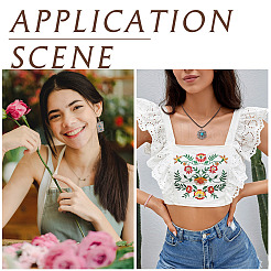 16шт 8 стиля подвески из синтетической бирюзы&nbsp;FIND-TA0002-16