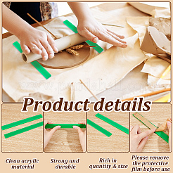 10 шт. 2 стиля акриловых глиняных направляющих инструментов OACR-OC0001-24