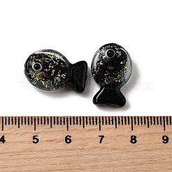 Perles de poisson en verre soufflé faites à la main&nbsp;FOIL-Z001-01B