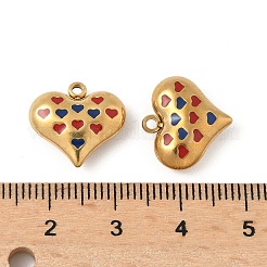 Подвески из нержавеющей стали 304 с эмалью STAS-L022-528G