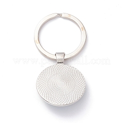 Porte-clés en verre de style fierté&nbsp;LS-KEYC-F033-01L