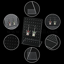 2 шт. подставки для сережек из органического стекла в форме буквы L ODIS-YW0001-07