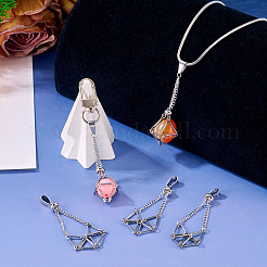 10 шт. подвески-мешочки в стиле макраме из нержавеющей стали 201 и 304&nbsp;PALLOY-TAC0197