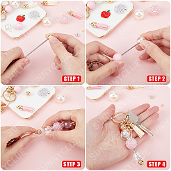 Набор для самостоятельного изготовления брелока из бисера на день учителя DIY-SC0023-13