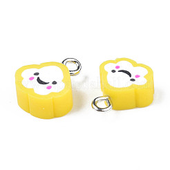 Подвески из полимерной глины ручной работы CLAY-N006-37B-01H