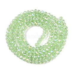 Chapelets de perles en verre électroplaqué&nbsp;LS-EGLA-A044-T2mm-B09