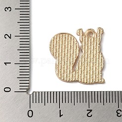 Подвески из эмали из сплава золотого тона на День Благодарения&nbsp;ENAM-M002-01E-G