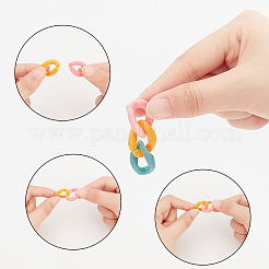 Anneaux de liaison acryliques opaques&nbsp;OACR-PH0001-46
