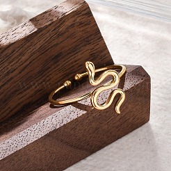 Кольца-манжеты из нержавеющей стали 304 для женщин&nbsp;LS-RJEW-F175-01G-01