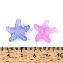 Матовые прозрачные акриловые бусины&nbsp;FACR-T007-03