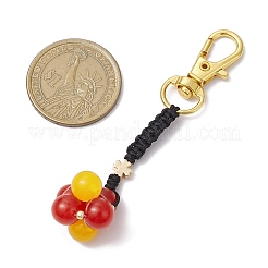 Gefärbte natürliche malaysische Jade Klee Anhänger Dekoration&nbsp;KEYC-JKC00979