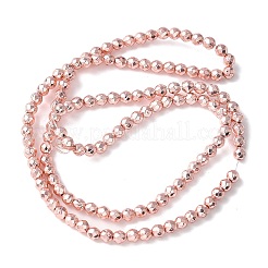 Запекание ниток окрашенных синтетических немагнитных гематитовых бусин&nbsp;G-H020-K01-12