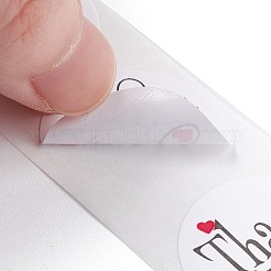 Бумажные благодарственные подарочные наклейки в рулонах X-STIC-E001-04