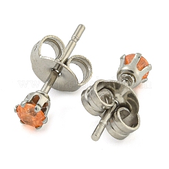 Серьги-гвоздики из нержавеющей стали 304&nbsp;EJEW-I308-01A