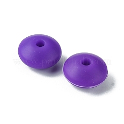 Rondelle пищевые экологически чистые силиконовые фокусные бусины SIL-F003-07C