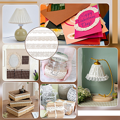 4 рулон 4-х видов хлопковой цветочной кружевной ленты&nbsp;OCOR-FG0002-77B