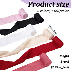 6 рулон полиэстеровых лент 6 цветов OCOR-BC0006-36B